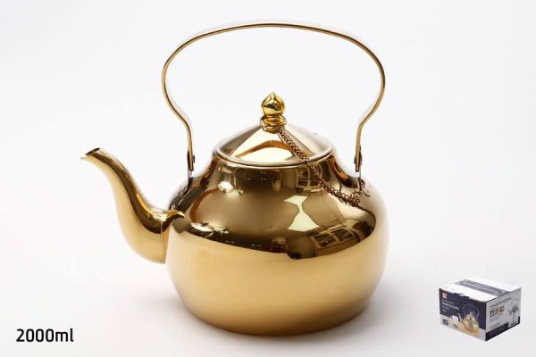 קומקום תה מוזהב – 2000ml
