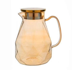 קנקן בצבע אמבר לשתיה קרה /חמה