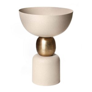 עציץ על בסיס בז'