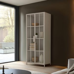 ויטרינה הלסינקי -מתכת 180 /שמנת