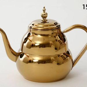 פינג'ן בצבע זהב לתה בעיצוב קלאסי